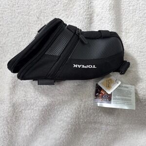 Topeak Aero Wedge Medium Bike Saddle Bag - Aerodynamic Waterproof Polyester